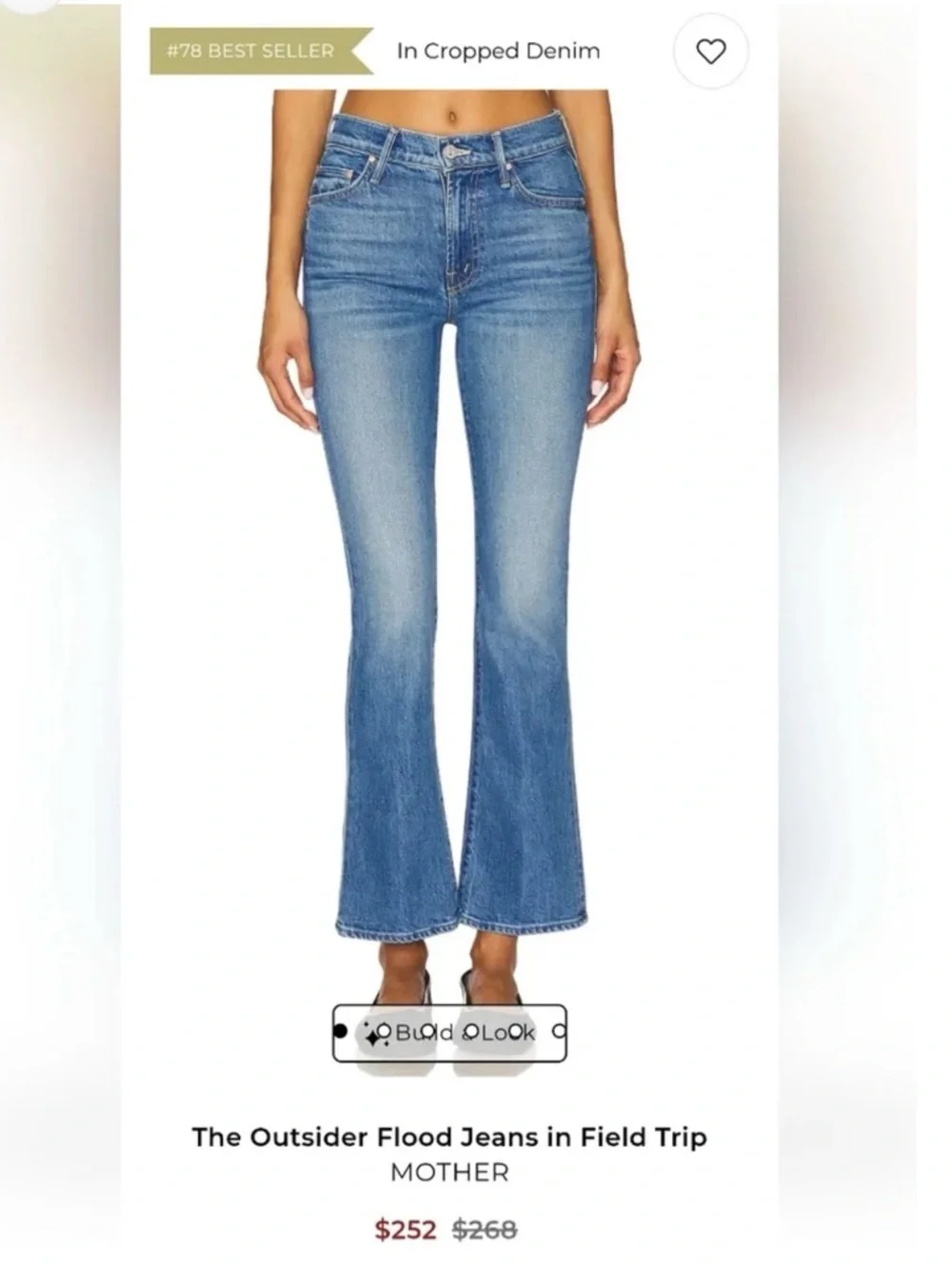 MOTHER Superior Denim Outsider Flood Jeans Field Trip 29 NWT - Picture 2 of 15